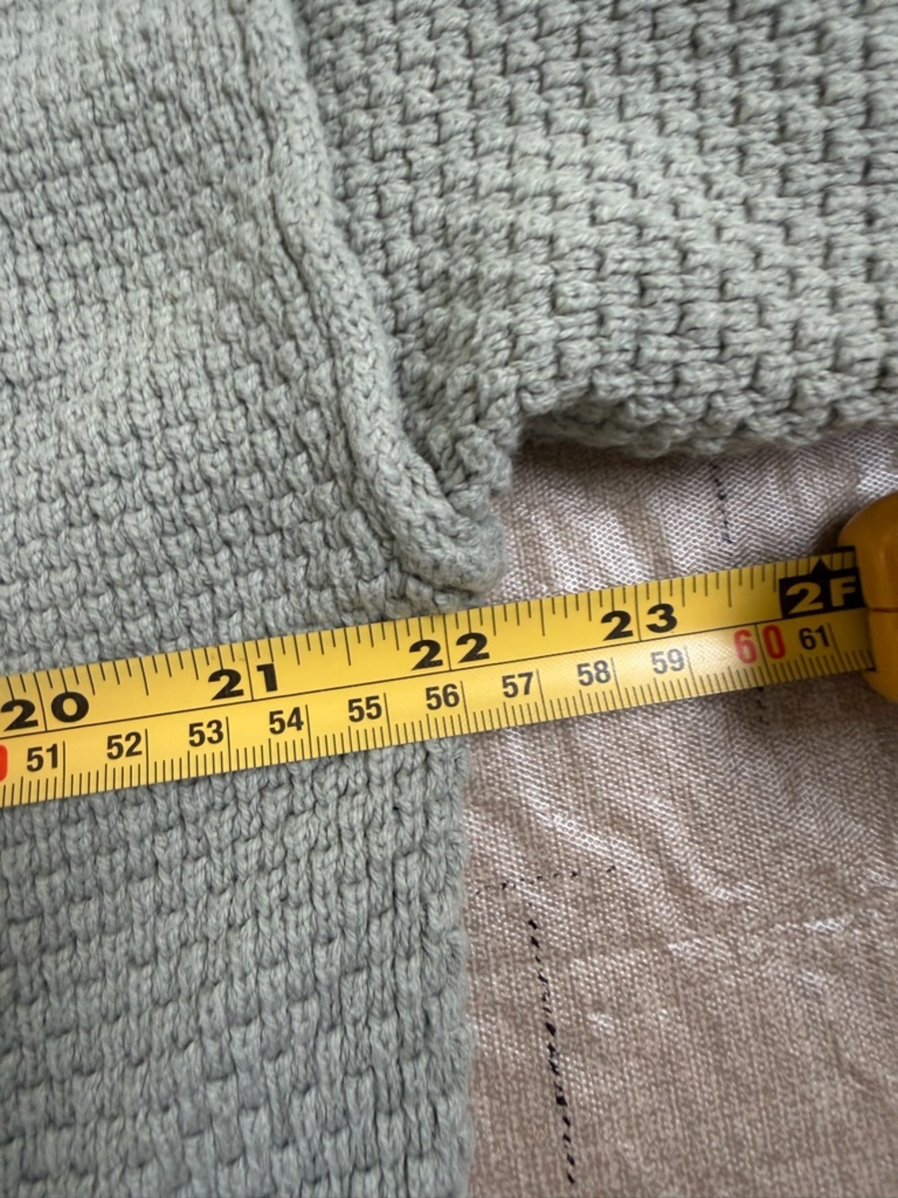 Sincerely Jules Waffle Knit Sweater Small Sage Green Henley Button Casual - Picture 6 of 7